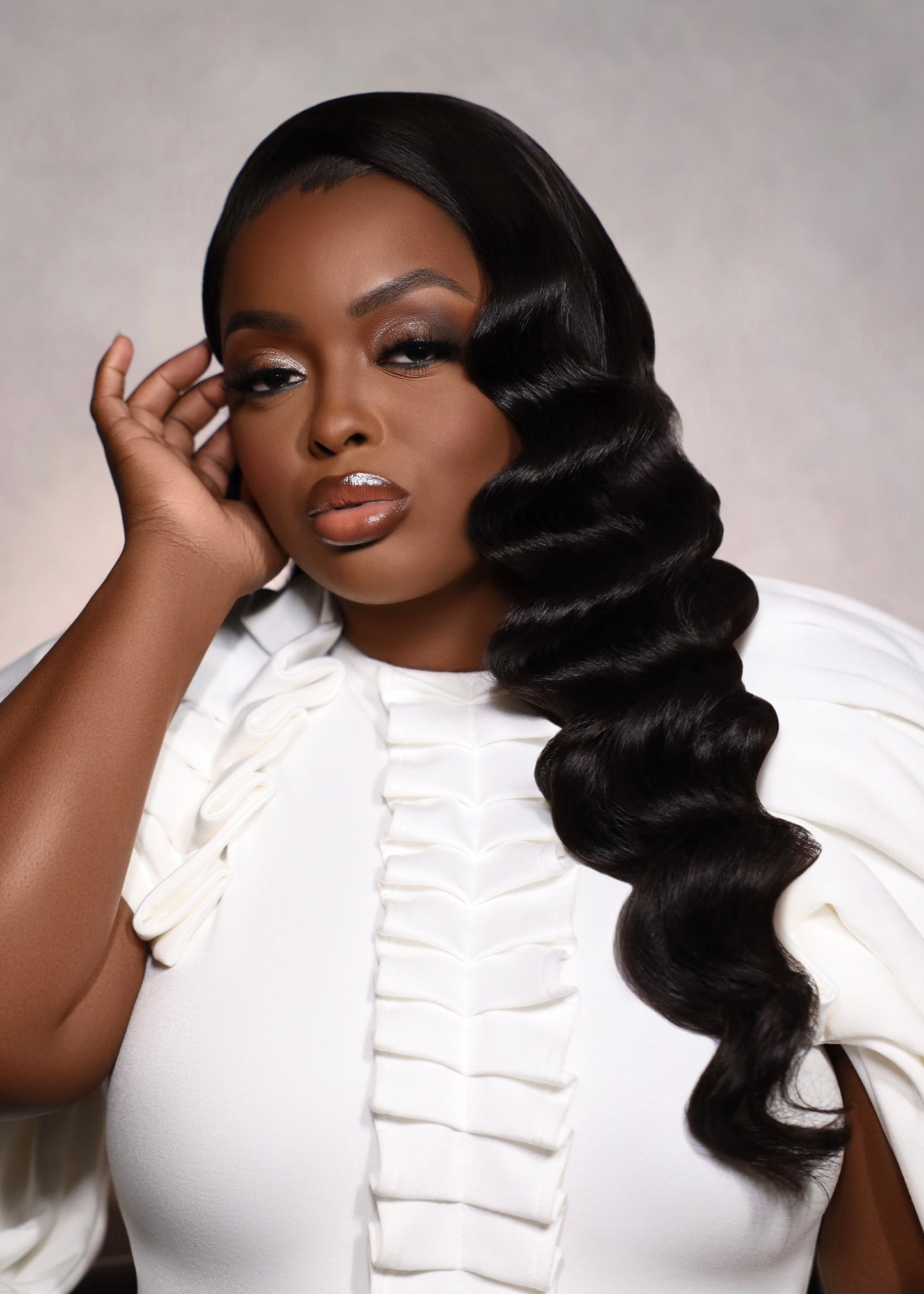 Bridal wave glue less Unit